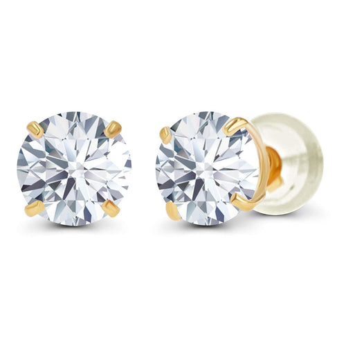 1.50 CTW Lab-Grown Diamond Stud Earrings