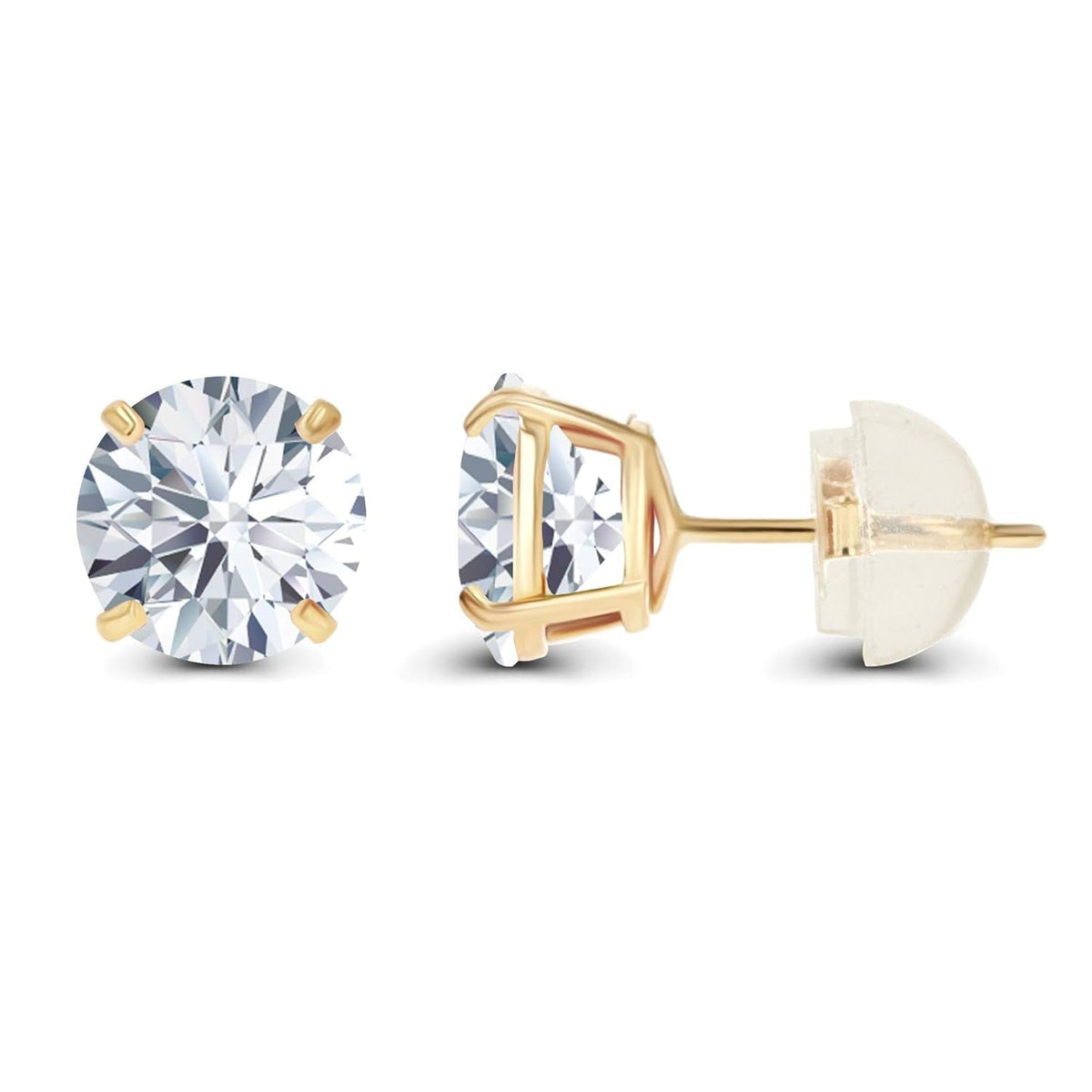 2.00 CTW Lab-Grown Diamond Stud Earrings