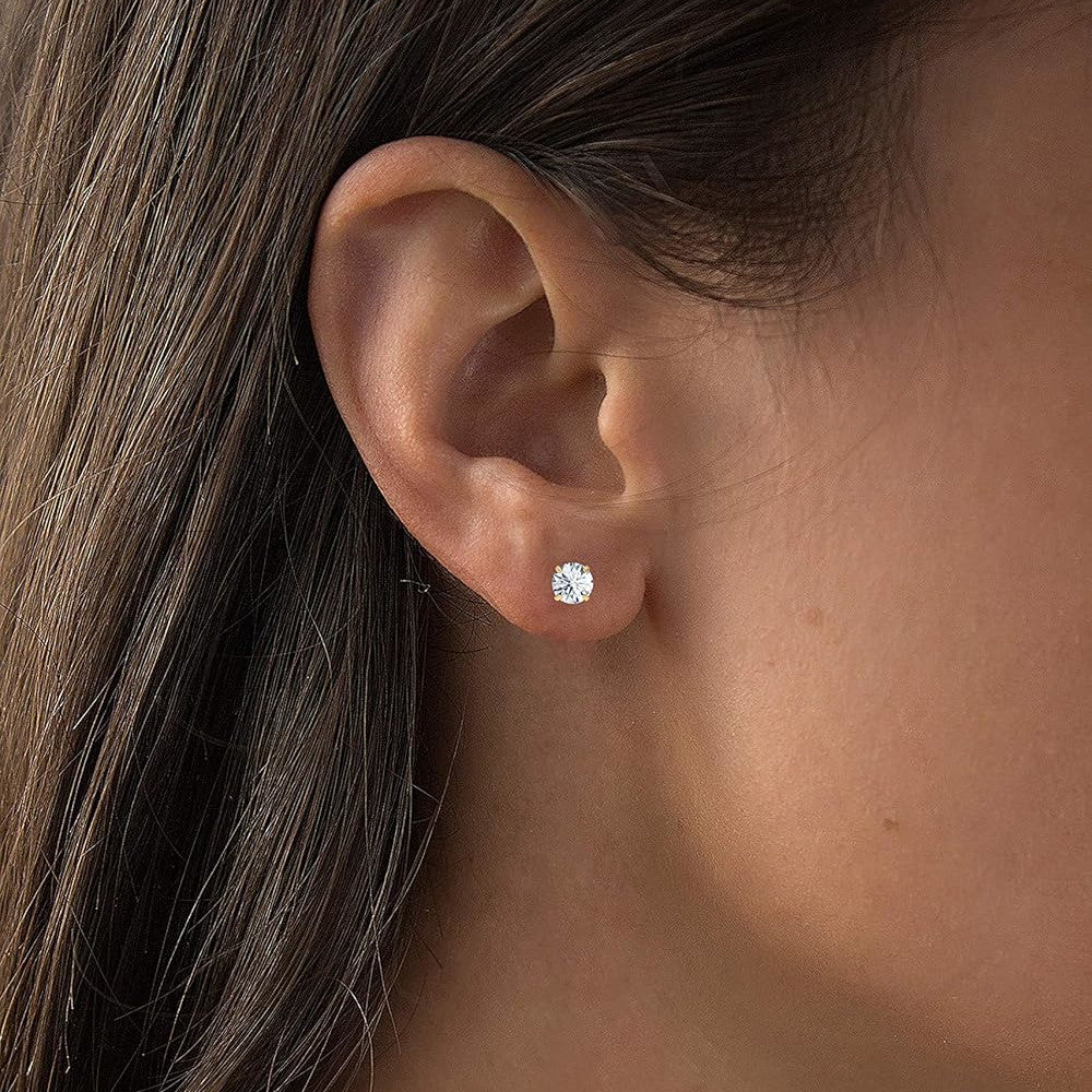 2.00 CTW Lab-Grown Diamond Stud Earrings