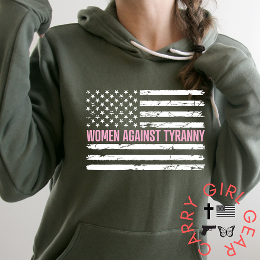 Women Against Tyranny Pullover Hoodie