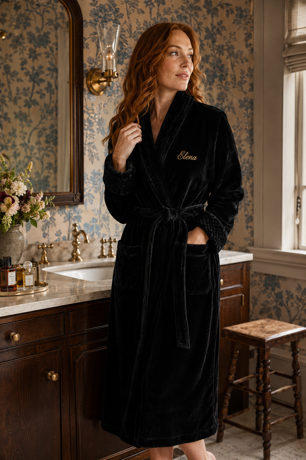 Women's Ultra-Soft Plush Bathrobe